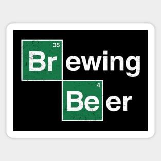 Brewing Beer - Funny Periodic Table of Elements Sticker